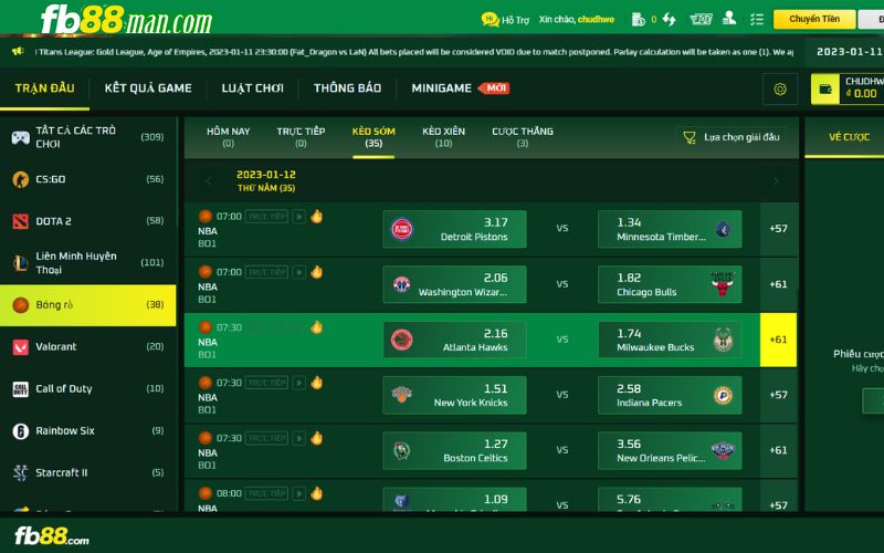 Vì sao sảnh cá cược E-Sports FB88 lại được người chơi ưa chuộng?