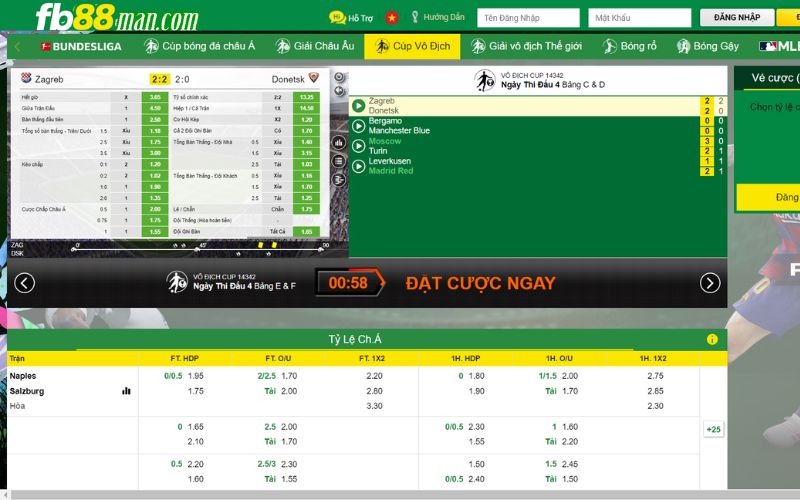 Nhà cái cá cược thể thao ảo FB88 uy tín nhất hiện nay