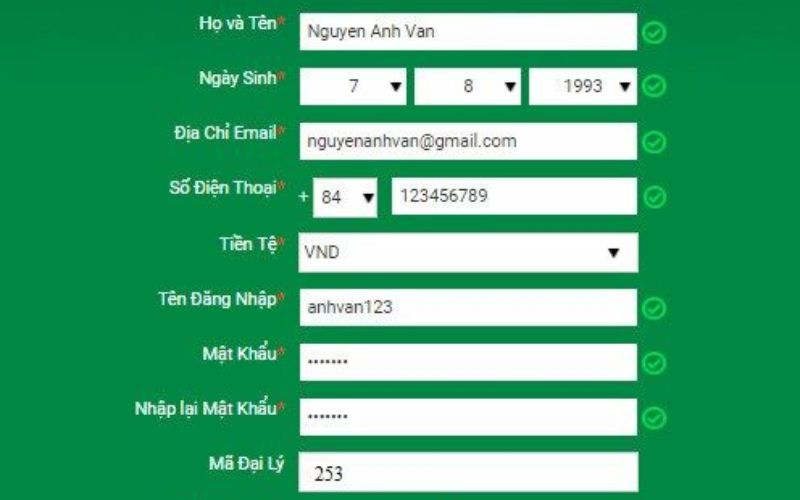 Đăng ký tài khoản FB88